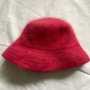 Angora Fur Bucket Hat